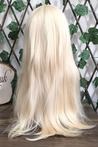 Forelock Yellow Long Straight Fiber Wig