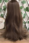 Forelock Coffee Long Straight Fiber Wig