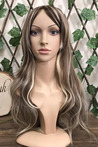 Long Fiber Wig With Light Coffee Ombre