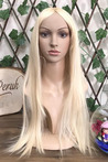 Yellow Long Straight Fiber Wig