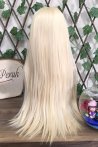 Yellow Long Straight Fiber Wig