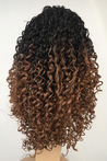 Curly Fiber Wig With Black Ombre