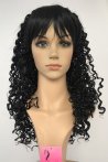 Black Curly Fiber Wig