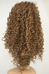 Brown Curly Fiber Wig