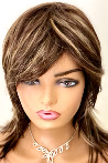 Gigi Ombreli Brown Long Fiber Wig