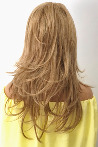 Barbara Dore Yellow Styled Long Fiber Synthetic Wig