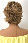 Golden Yellow Short Fiber Wig