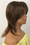 Earlana Coffee Synthetic Long Lady Wig