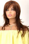 Gilda Chestnut Synthetic Long Wig