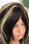 Ombre Coffee Long Wavy Fiber Wig