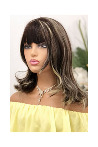 Theatrical Baled Long Synthetic Wig