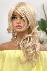 Outlet Theatrical Curly Blonde Long Wig