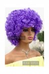 Bonus Wig Unisex Purple Afro Party Wig