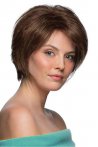 Victoria Brown Short Fiber Synthetic Wig