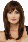 Alexandra Dark Red Long Synthetic Wig