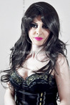 Black Synthetic Long Wig