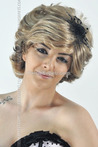 Gold Yellow Synthetic Short Wig