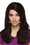 Dark Coffee Synthetic Long Wig