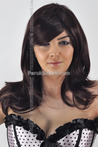 Chestnut Wavy Synthetic Long Wig