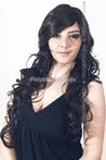 Wavy Curly Black Long Wig