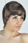 Synthetic Short Wig With Coffee Balers