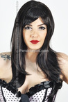 Black Straight Long Synthetic Wig