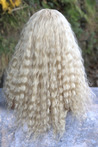 Yellow Afro Wave Fiber Long Wig