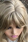 Yellow Wavy Long Fiber Wig