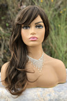 Baled Coffee Long Wavy Synthetic Wig