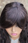 Coffee Very Wavy Long Synthetic Wig