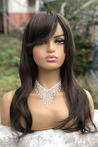 Olga Brown Long Synthetic Wig