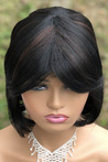 Black Cut Model Short Synthetic Wig