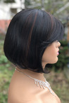 Black Cut Model Short Synthetic Wig