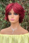 Redhead Synthetic Style Short Wig