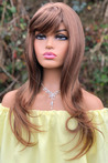 Irina Brown Long Synthetic Wig