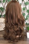 Long Coffee Forelock Fiber Wig