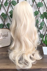 Wavy Long Yellow Forelock Fiber Wig