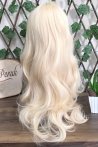 Wavy Long Yellow Forelock Fiber Wig